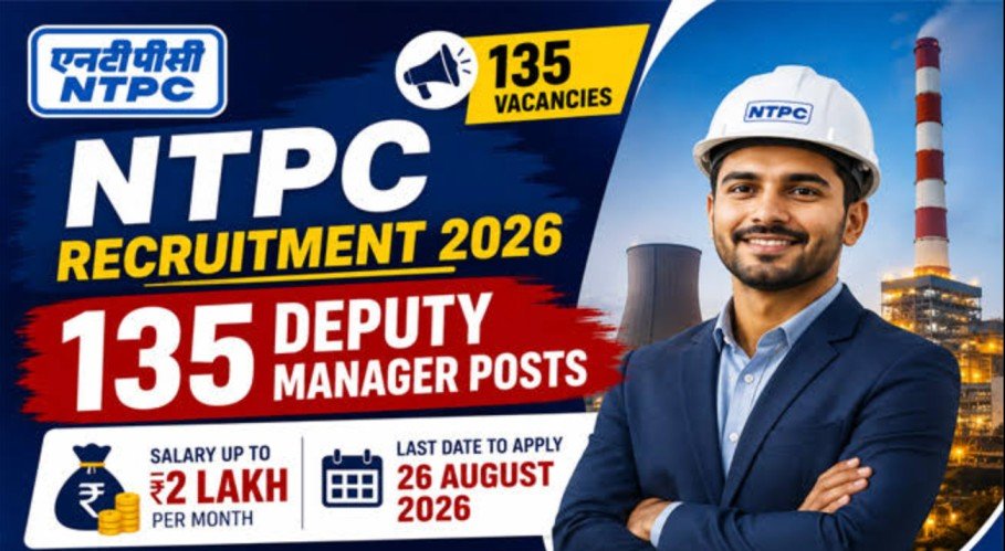 NTPC Hiring for Deputy Managers 2026: 135 Vacancies - Apply Now!